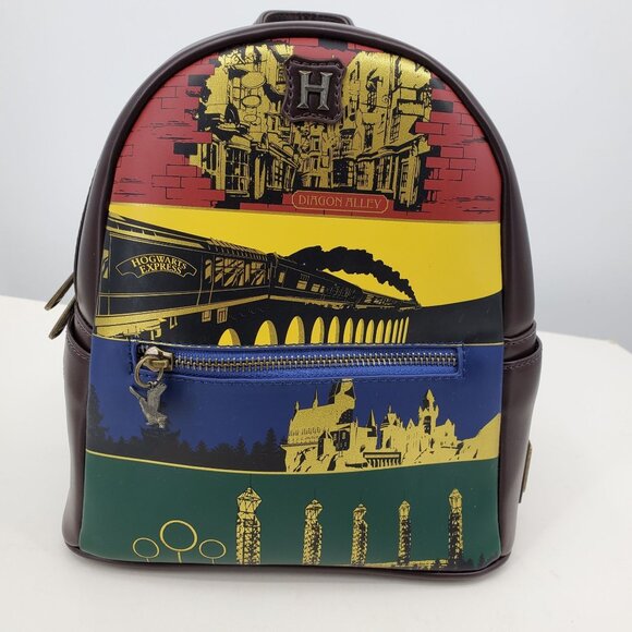 NWT Loungefly Harry Potter Universe Mini Backpack‎ BoxLunch Exclusive main image 10